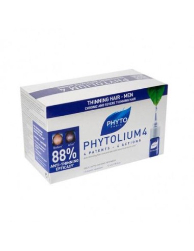 Phytolium Tratamiento Anticaída Hombre 12 Ampollas x 3.5 ml