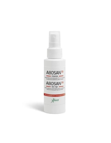 Aboca Abosan 70 Manos Higene De Manos Rápido Y Práctico,Gel Hidroalcohólico Natural Con Eucaliptol Y Aceites Esenciales, 100 ml