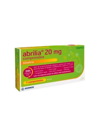 Abrilia Normon 20 mg, 7 Comprimidos