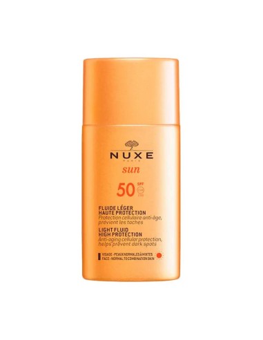 Nuxe Sun Fluido Ligero SPF 50 Alta Protección 50 ml