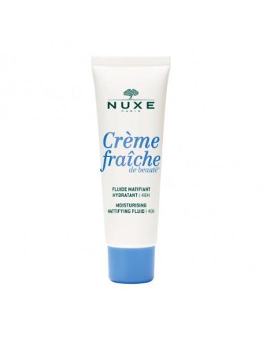 Nuxe Crème Fraîche de Beauté Fluido Matificante Hidratante 48H, 50 ml
