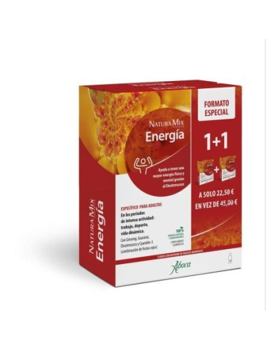 Aboca Natura Mix Advanced Energía Kit Especial, Pack 2+2 10 frascos