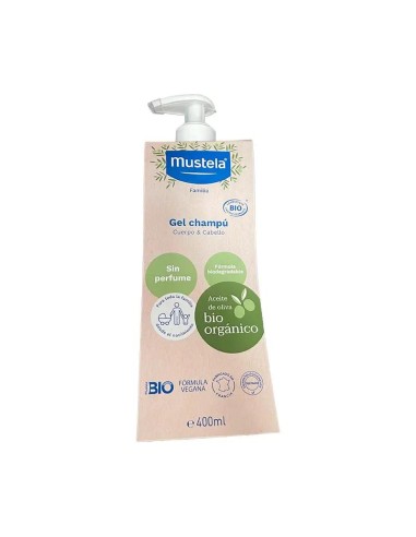 Mustela Gel Champú Bio, 400 ml