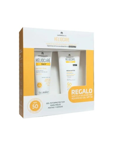 Heliocare Pack 360 Gel Of Spf50 + Minitalla 360 Advance Gel, 150 ml