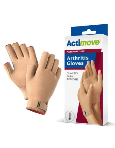 Actimove Artritis Guante, Color Beige, Talla M