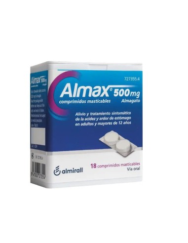Almax Monodosis 500 mg, 18 Comprimidos
