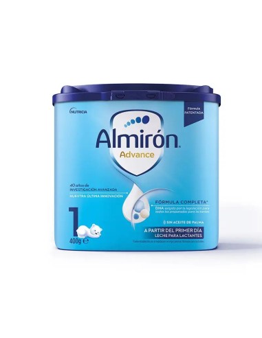 Almirón Advance 1, Leche De Inicio En Polvo para Bebé, a partir del Primer Día, 400g