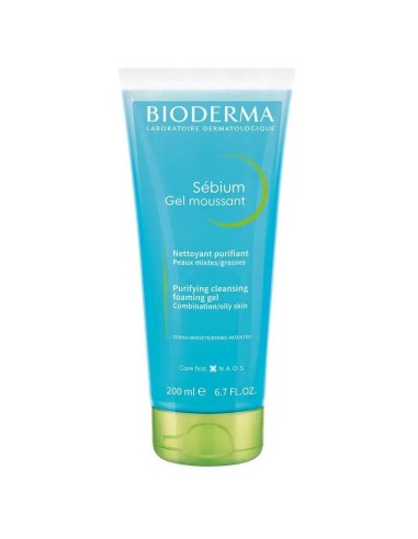 BIODERMA  Sebium Gel Moussant Purificante Rubo 200 ml