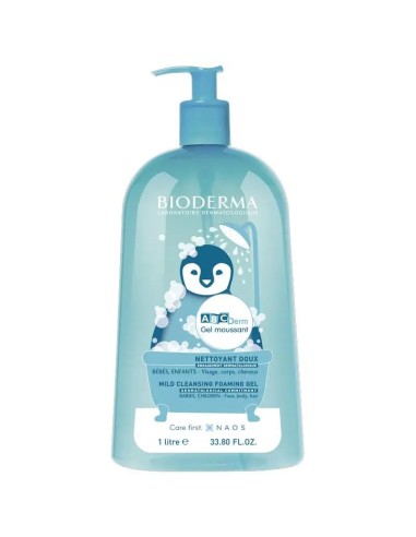 Bioderma Abcderm Gel Moussant , 1000 ml