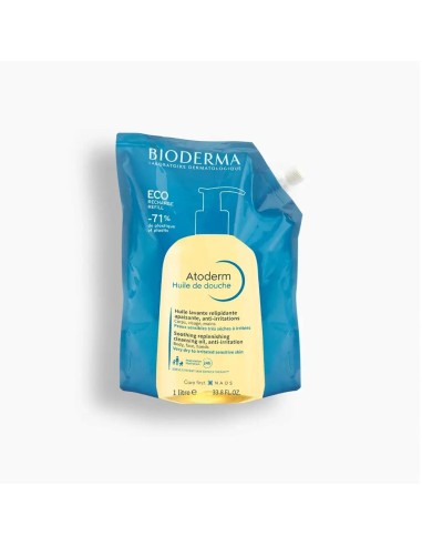 Bioderma Atoderm Aceite De Ducha Eco-Refill, 1 L