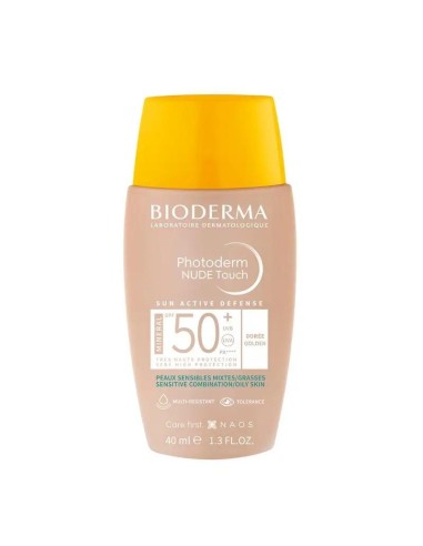 BIODERMA Photoderm Nude Touch SPF 50+ Tono Dorado 40 ml