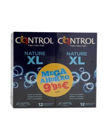 Control Pack Nature Xl 2 x 12 Preservativos