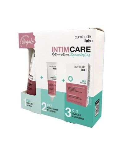 Cumlaude Lab Pack Stop Molestias Clx Hidratante Externo 30 Ml + Óvulo Clx + Regalo Higiene Intima 100 Ml
