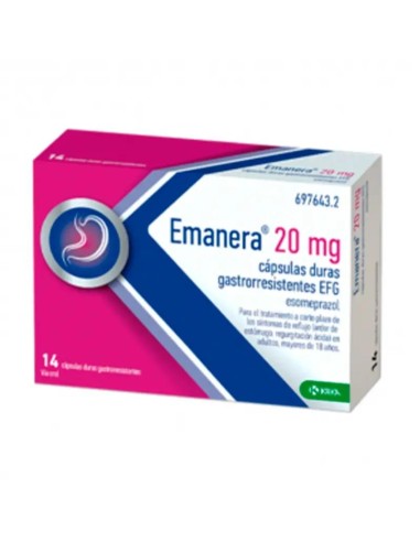 Emanera 20 mg, 14 Cápsulas Gastrorresistentes