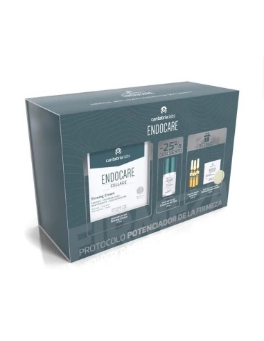 ENDOCARE Pack Protocolo Potenciador Firmeza(Endocare Cellage Firming Cream+ Cellage Contorno De Ojos+ Regalos)