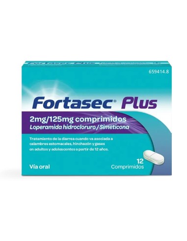 Fortasec Plus 2/125 mg 12 comprimidos