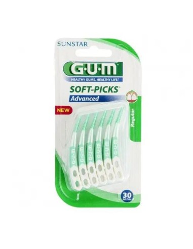 GUM SOFT PICKS ADVANCED REGULAR 30 UNIDADES
