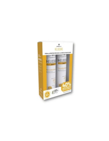 Heliocare Pack Duplo 360 Spray Invisible Spf50+, 200 ml