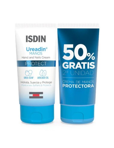 ISDIN Duplo Ureadin Crema de Manos Protectora 2 x 50 ml