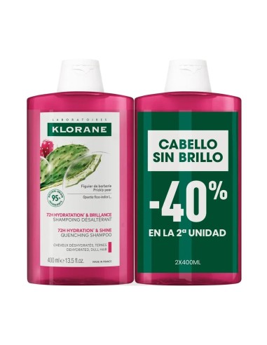 Klorane Champu Higo de Barbaria 2 X 400Ml