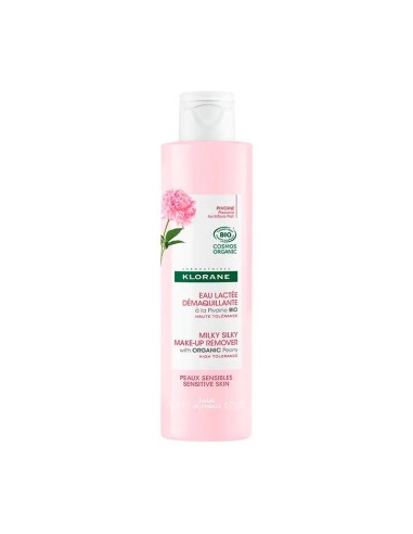 Klorane Leche limpiadora de peonía orgánica - Piel sensible, 200 ml