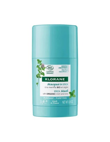 Klorane Mascarilla En Stick a la Menta Acuática Bio y Arcilla 25 gr