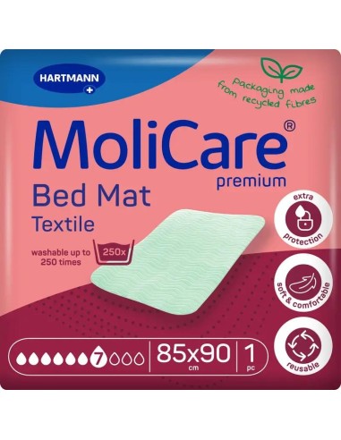 Molicare Empapador Textil Lavable Premium 7 Gotas 85X90Cm, 1 unidad