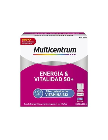 Multicentrum Energía & Vitalidad 50+, 30 frascos