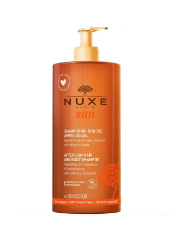 Nuxe Sun Champú De Ducha After Sun Para Cuerpo Y Cabello Formato Jumbo, 750 ml