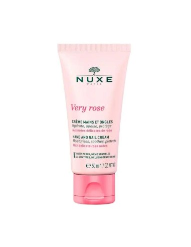 Nuxe Very Rose  Crema De Manos Y Uñas 50Ml