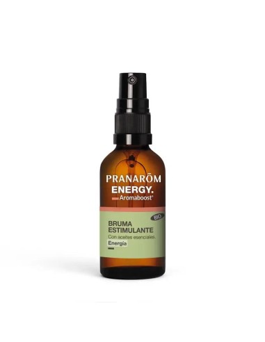 Pranarôm Aromaboost Energy Bio Bruma De Vaporización Ambiente Tonificante Anti-Fatiga, 50 ml