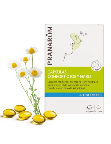 Pranarôm Cápsulas Allergoforce Confort Ojos Y Nariz 30 Cápsulas