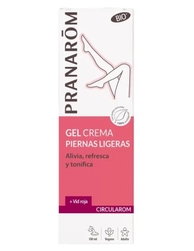 Pranarom Circularom Gel Crema Piernas Ligeras BIO, 100 ml