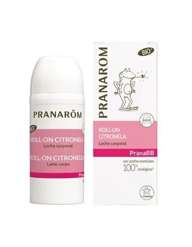 Pranarom Pranabb Roll-On Citronella Leche Corporal BIO, 30 ml