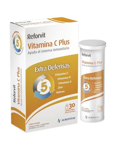 Reforvit Complemento Alimenticio Ayuda Al Sistema Inmunitario, 30 comprimidos efervescentes