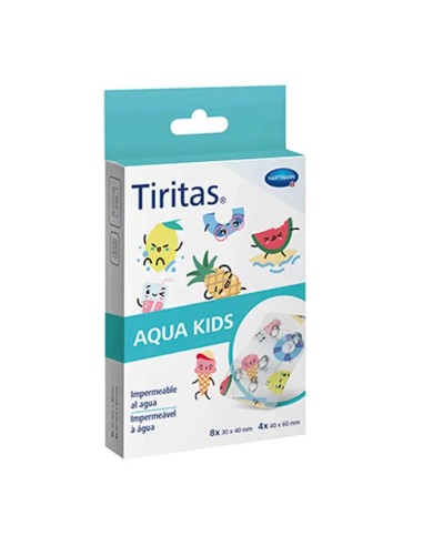 Tiritas Aqua Kids Surtido 2 Tamaños 12 unidades