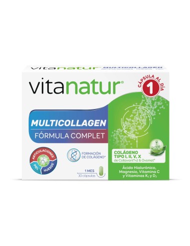 Vitanatur Multicollagen Fórmula Complet, 30 cápsulas