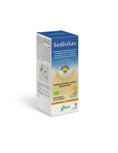 Aboca Sedivitax Pediatric Jarabe Favorece La Conciliación Y Mejora La Calidad Del Sueño Y Relajación, Con Pasiflora, 220 g