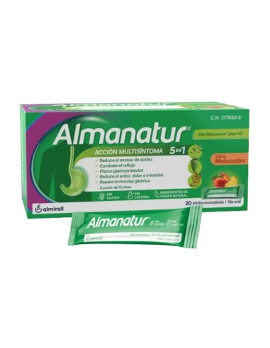 Almanatur Melocotón, 20 sobres