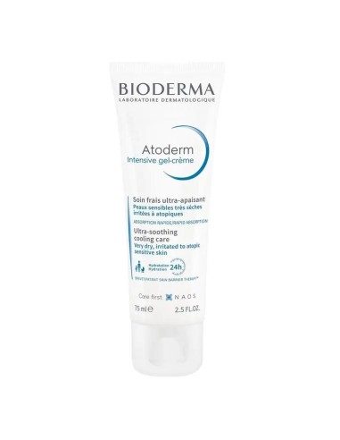 BIODERMA  Atoderm Intensive Gel-Crème Cuidado Diario Pieles Atópicas Tubo 75 ml
