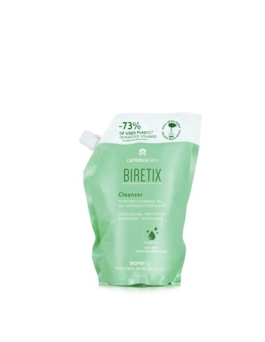 Biretix Gel Limpiador Purificante Recarga, 400 ml