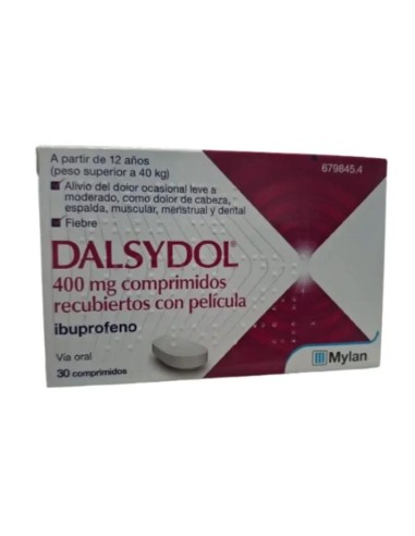 Dalsydol 400 mg, 30 Comprimidos Recubiertos