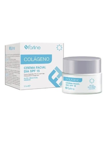 Farline Crema Facial De Día Con Colageno Spf15, 50 ml