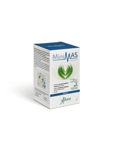 Aboca Minimas Advanced Mantiene La Presión Y Circulación Sanguínea Normal, Espino Blanco Y Goji, 100% Natural, 60 capsulas