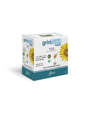 Aboca Grintuss Adult Tos Seca y Productiva, 20 Comprimidos