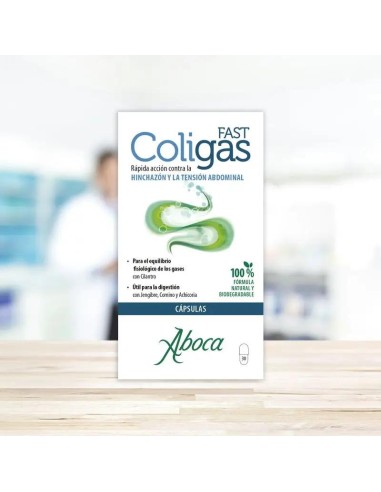 Aboca Coligas Fast, 30 Cápsulas