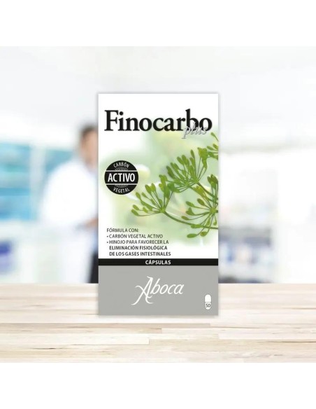 Aboca Finocarbo Plus Gases Intestinales, 50 Cápsulas