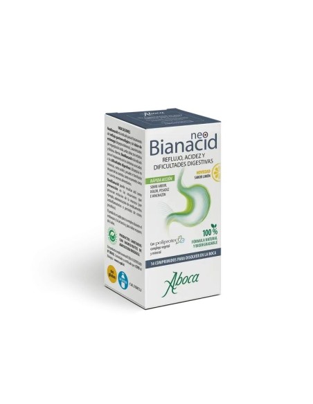 Aboca Neobianacid Limón, 14 Comprimidos
