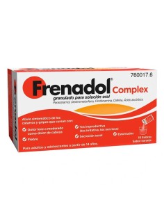 FRENADOL® Complex Antigripal, Vía Oral, 10 Sobres