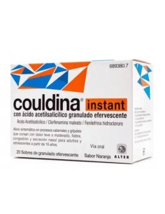 Couldina Instant con Ácido Acetilsalicílico 20 sobres 2